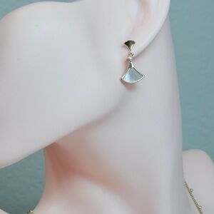 ⚜️Luxury Gold Earrings With Enamel and Cubic Zirconia